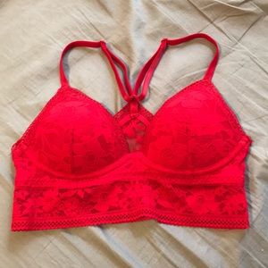 Victoria’s Secret red padded bralette